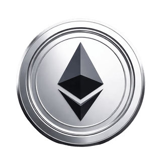 Composant visuel flottant lié à la cryptomonnaie Ethereum ETH