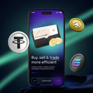 Écran mobile affichant la plateforme de trading Perle Rendecto